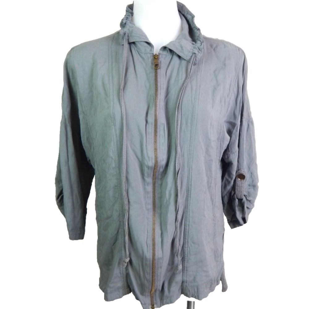 XCVI Lightweight Mesh Panel Jacket - Picture 1 of 3